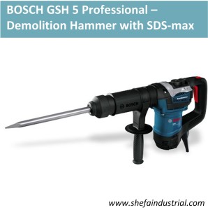 Bosch GSH 5 Professional demolition hammer with sds max 2
