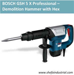 BOSCH GSH 5 X Professional – Demolition Hammer with Hex