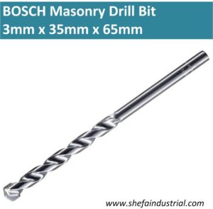 BOSCH masonry drill bit - 3mm x 35mm x 65mm