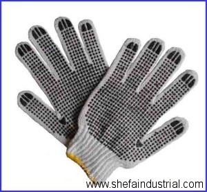 knitted gloves dotted 2