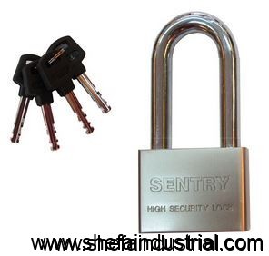 sentry-long-shackle-satin-stainless-padlock