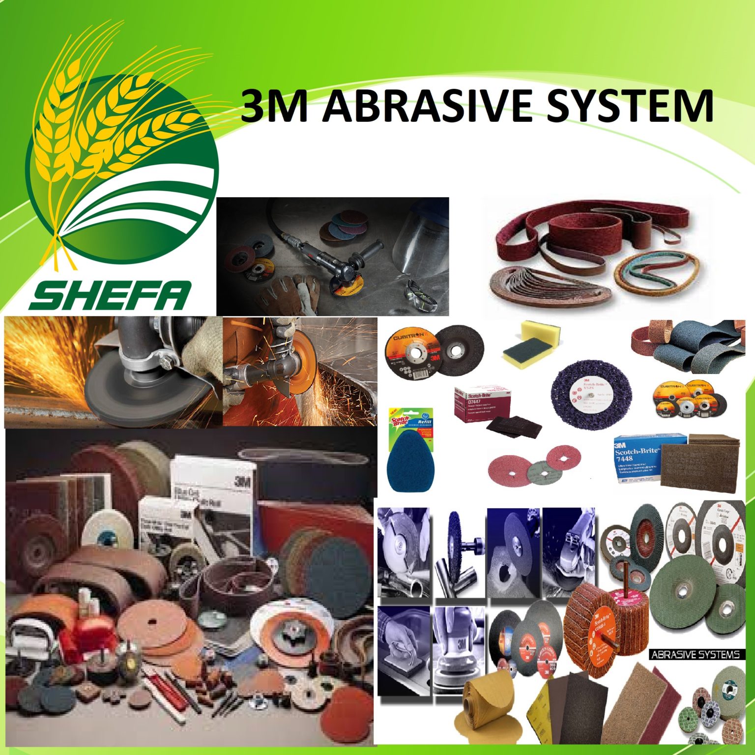 3m abrasive system Shefa Industrial Products Inc.