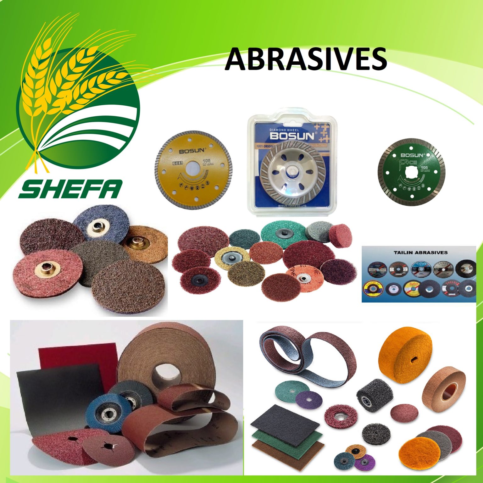 ABRASIVES Shefa Industrial Products Inc.